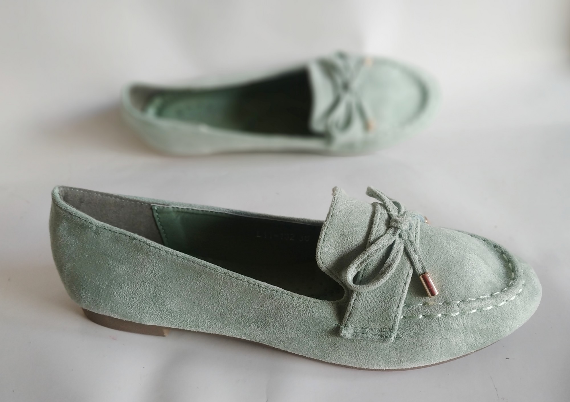 

Мокасины SMALL SWAN L11-132 green 202061 40 25 см