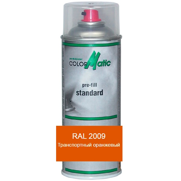 

Аэрозольная акриловая краска RAL 2009 (Транспортный оранжевый) Mobihel (RAL 2009)