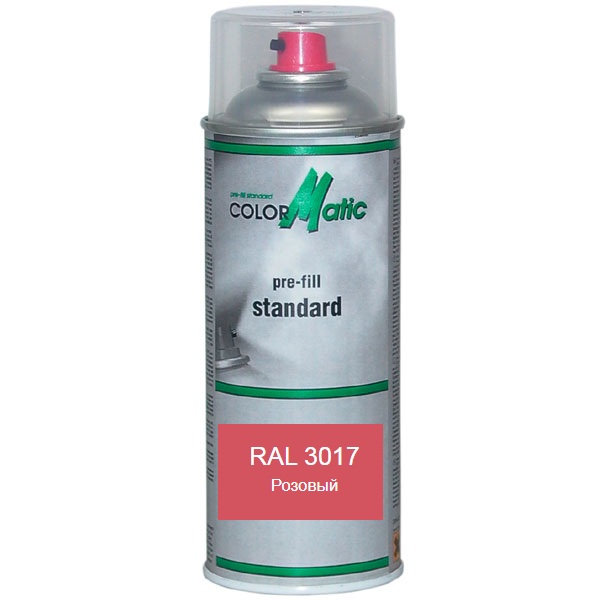 

Аэрозольная акриловая краска RAL 3017 (розовый) Mobihel (RAL 3017)
