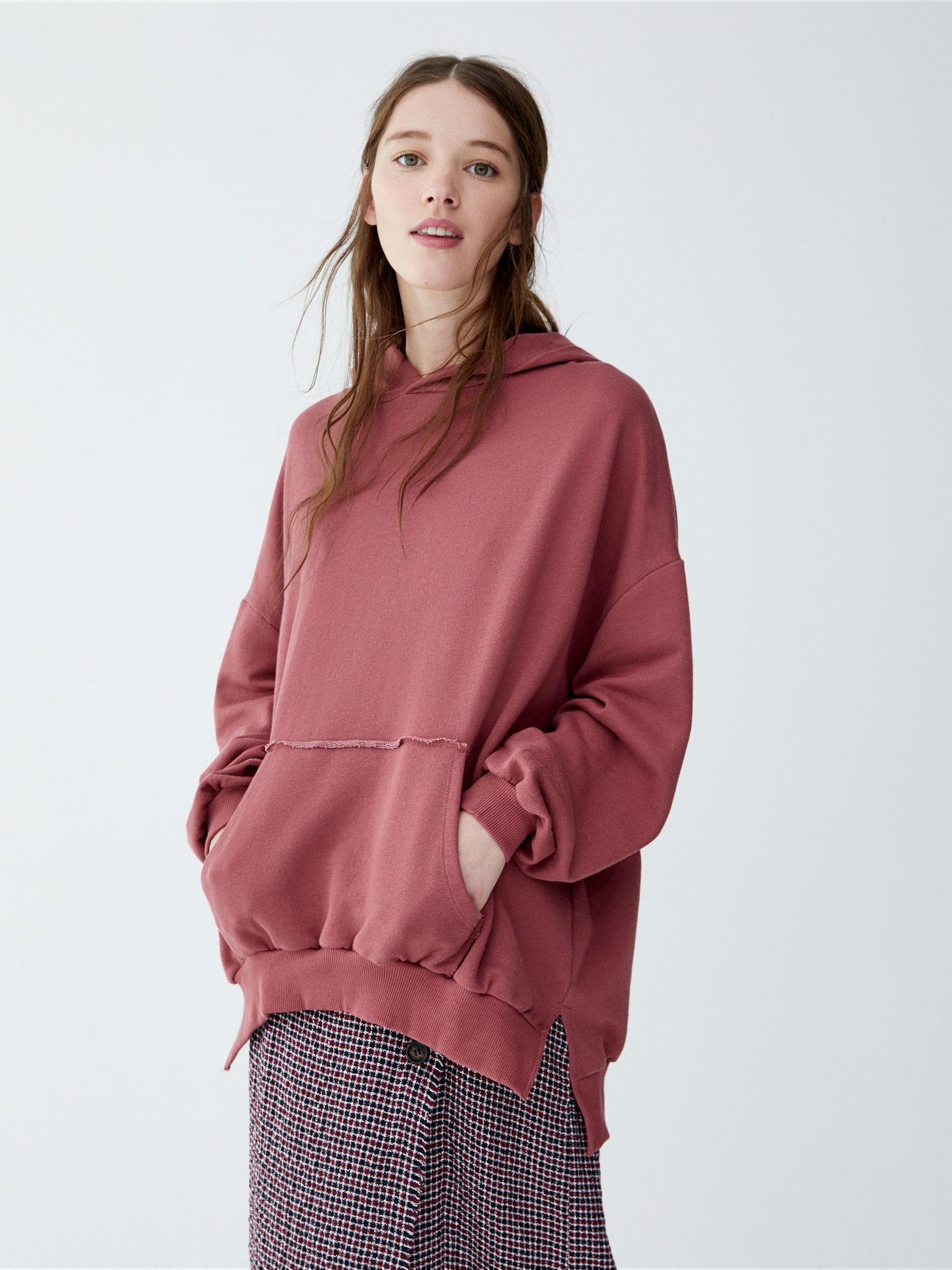 

Худи Pull & Bear 9595/305/685-AFEA XS Темно-сиреневое