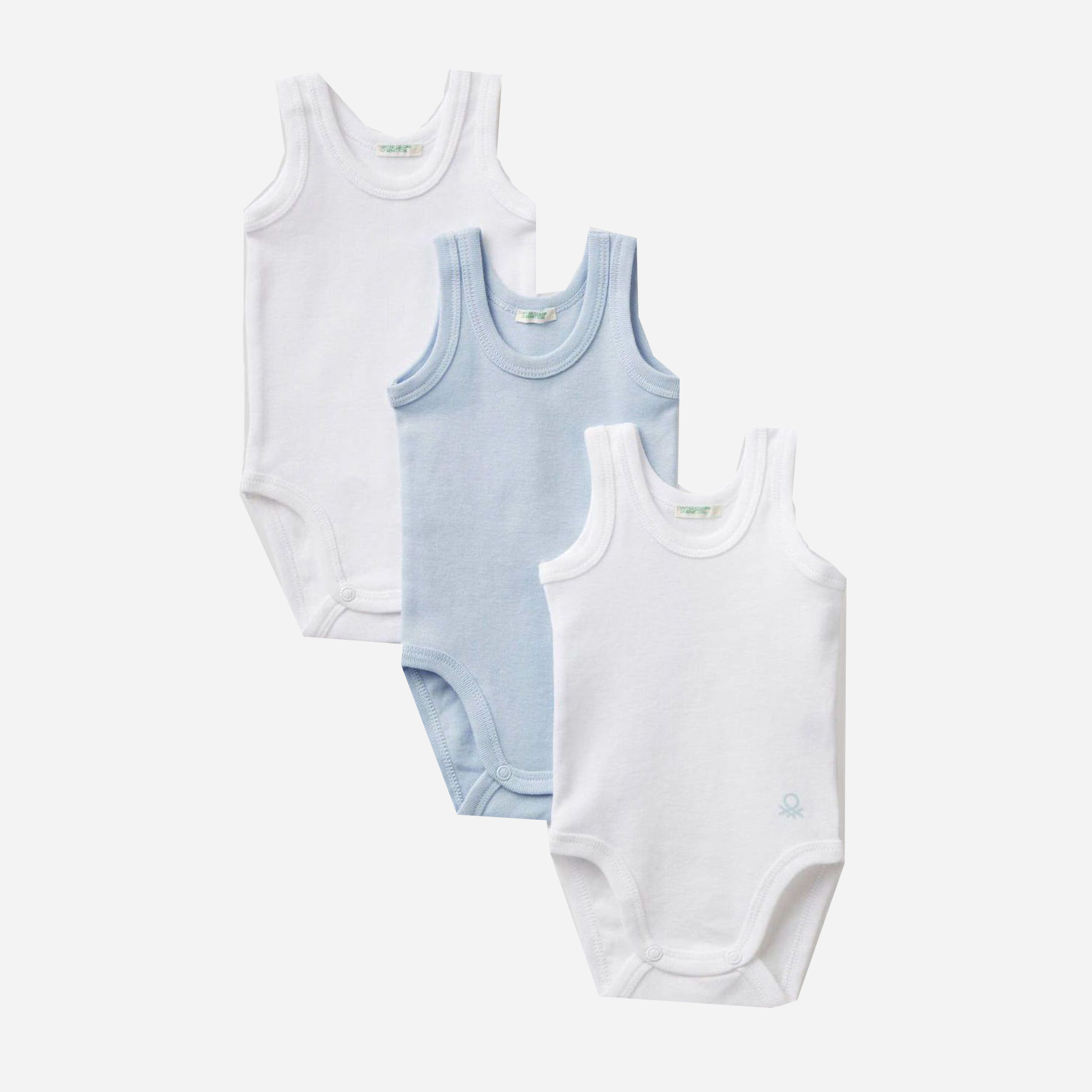 

Боди-майка United Colors of Benetton 3GI70B136-902 62 см 3 шт