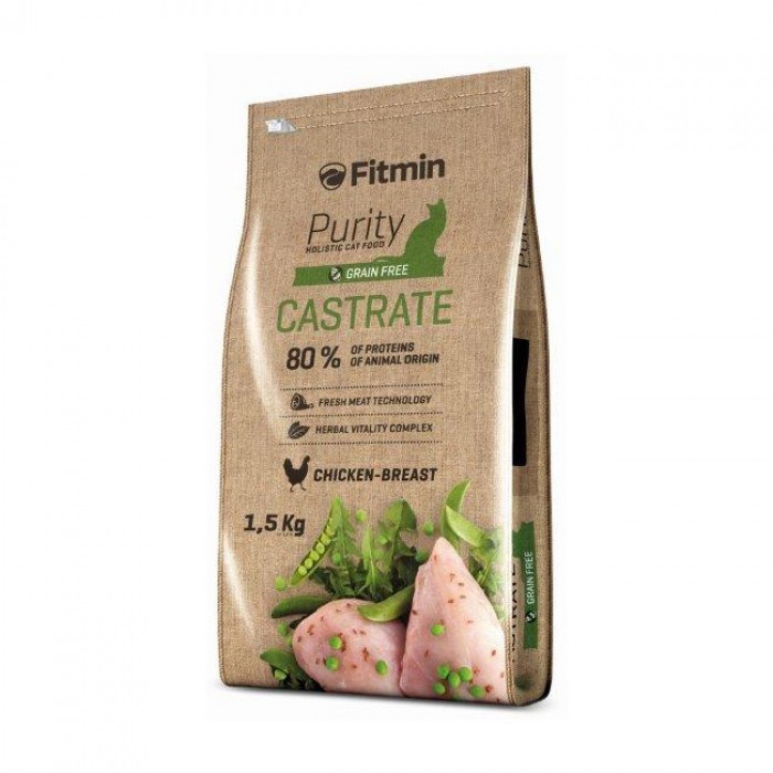

Сухой корм для стерилизованных кошек Fitmin Purity Castrate 1,5 кг