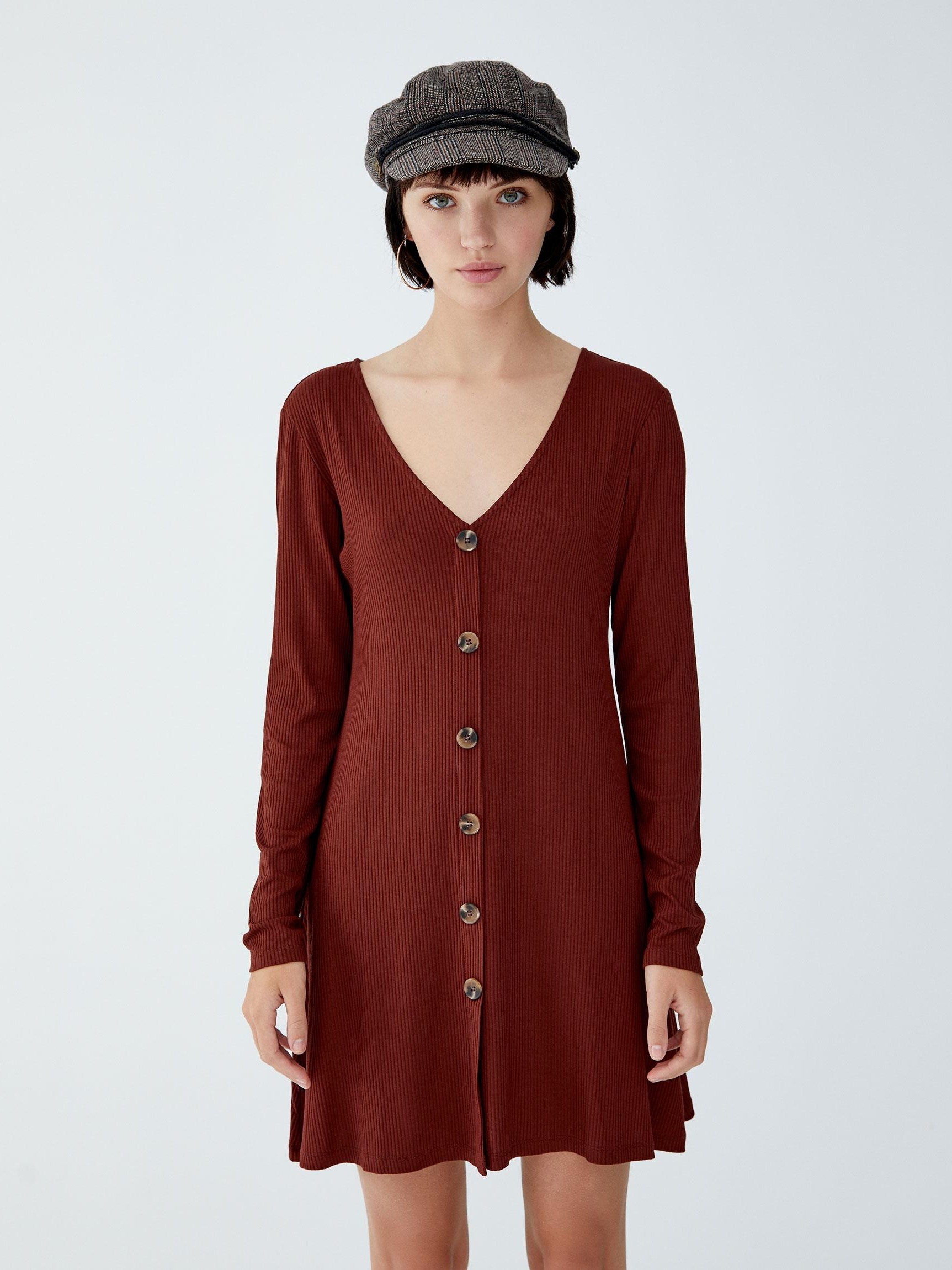 

Платье Pull & Bear 9393/393/700-ACVE XS Коричневое