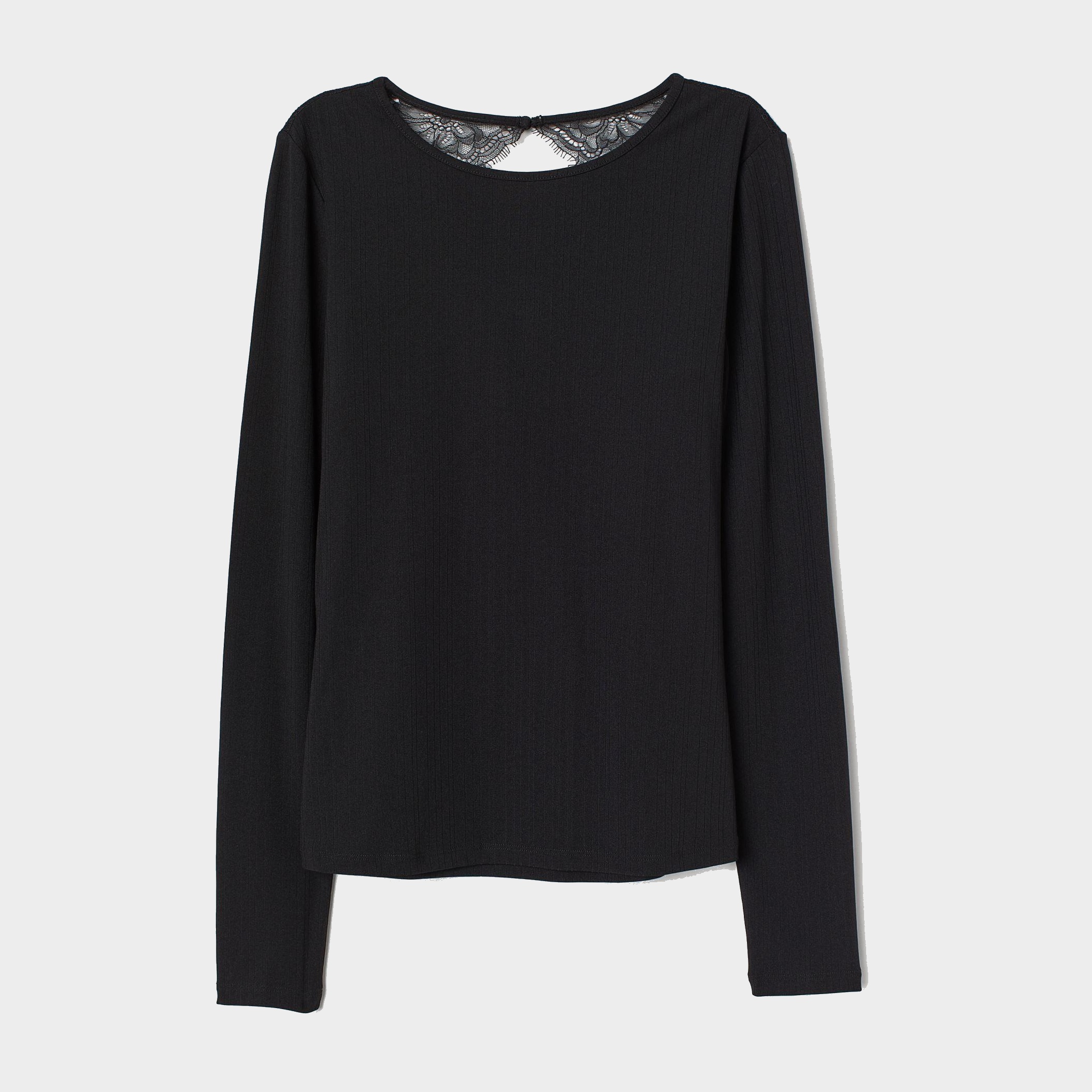 

Лонгслив H&M 7887680-AAAD XL Черный