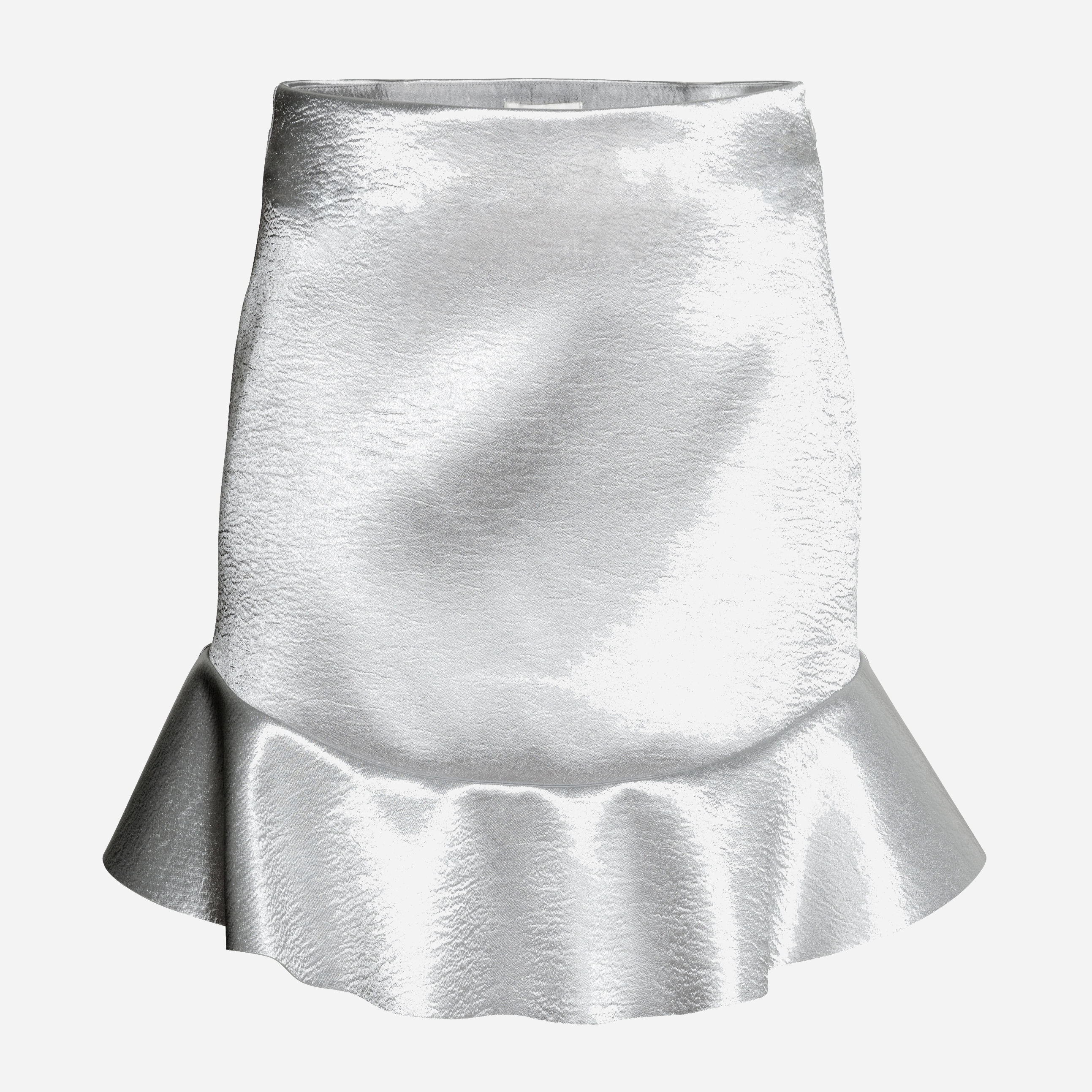 

Юбка H&M 0483010_01 42 Серебристая