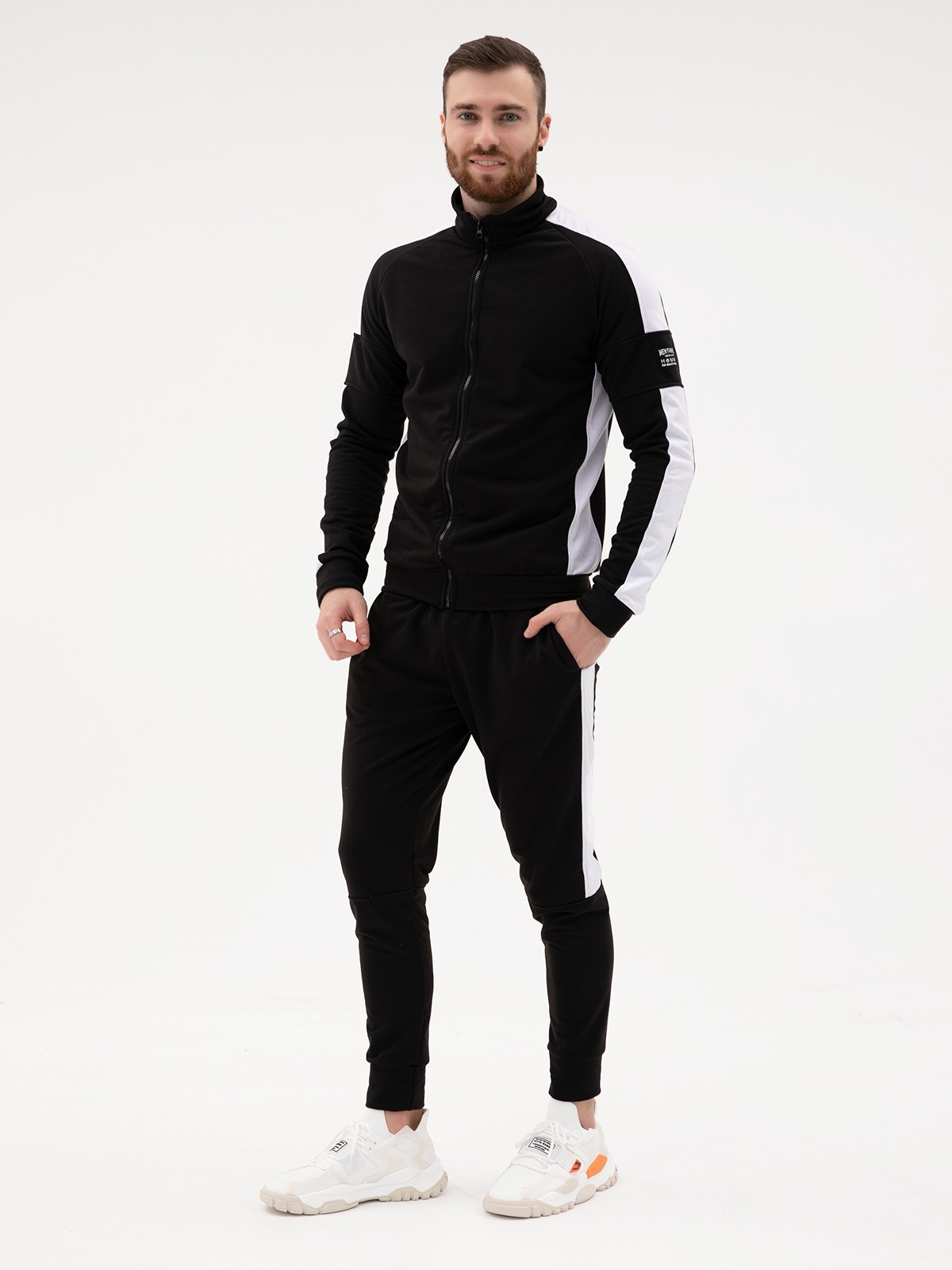 

Спортивный костюм ISSA PLUS SG-15 XXL Черный с белым