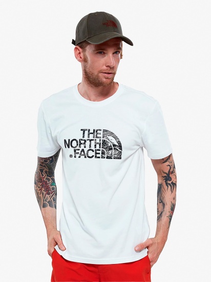 

Футболка THE NORTH FACE M S/S WOODCU DOME TEE S Белый NF00A3G1LA91