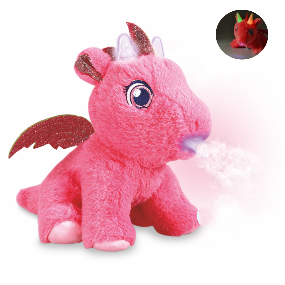 

Интерактивная сенсорная мягкая музыкальная игрушка Дракон-Единорог Limo Toy со звуковыми и световыми эффектами, Baby Dragon Unicorn