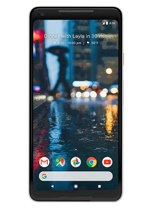 

Google Pixel 2 XL 4/64 Gb white, 6,0", Snapdragon 835, 3G, 4G, NFC