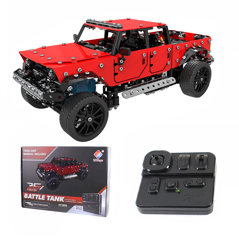 

Конструктор радиоуправляемый ZBToys SW(RS)-005 Mustang Pickup Red ручная сборка для мальчиков