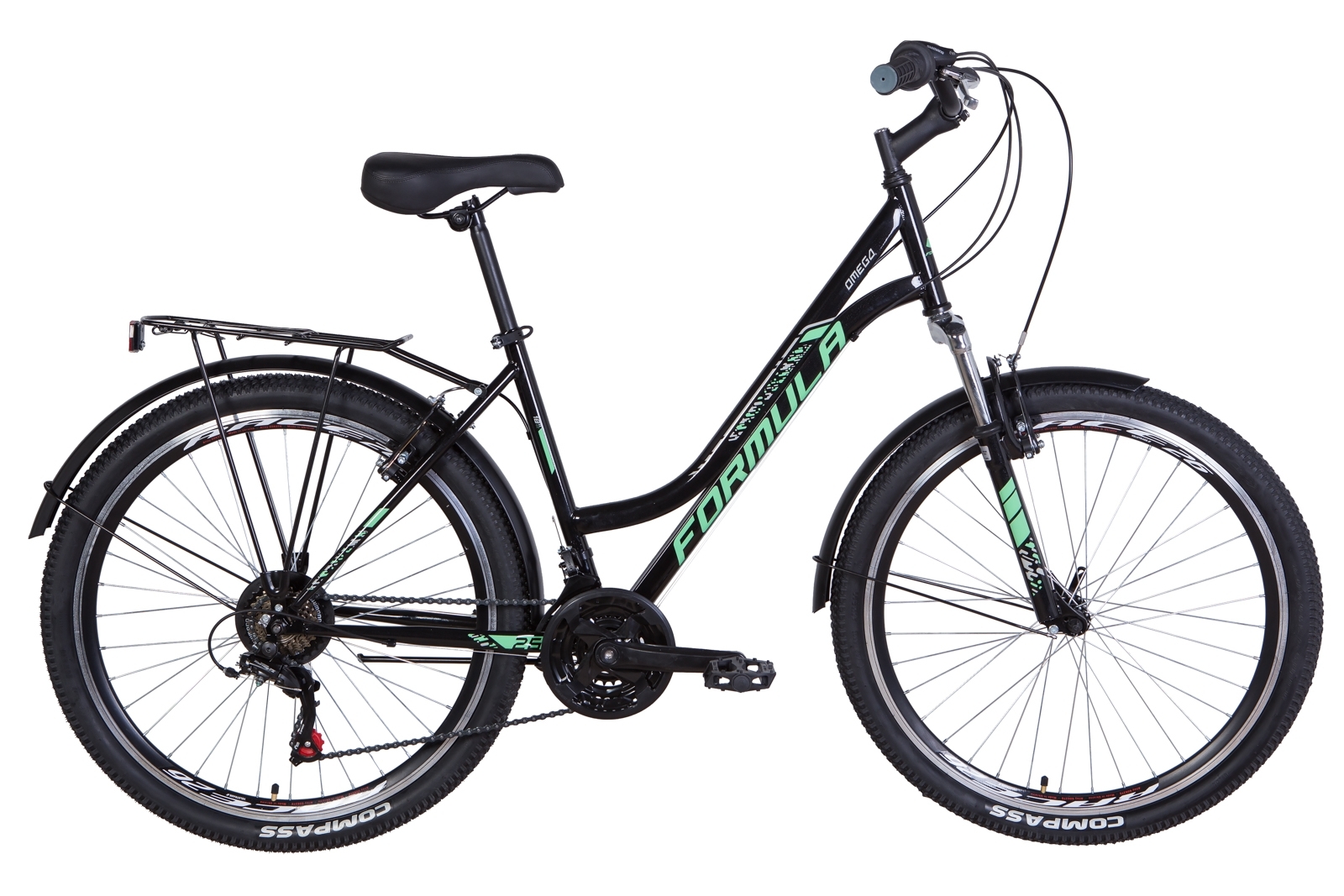 

Велосипед 26" Formula OMEGA 2021 (черно-мятный) Formula OPS-FR-26-476