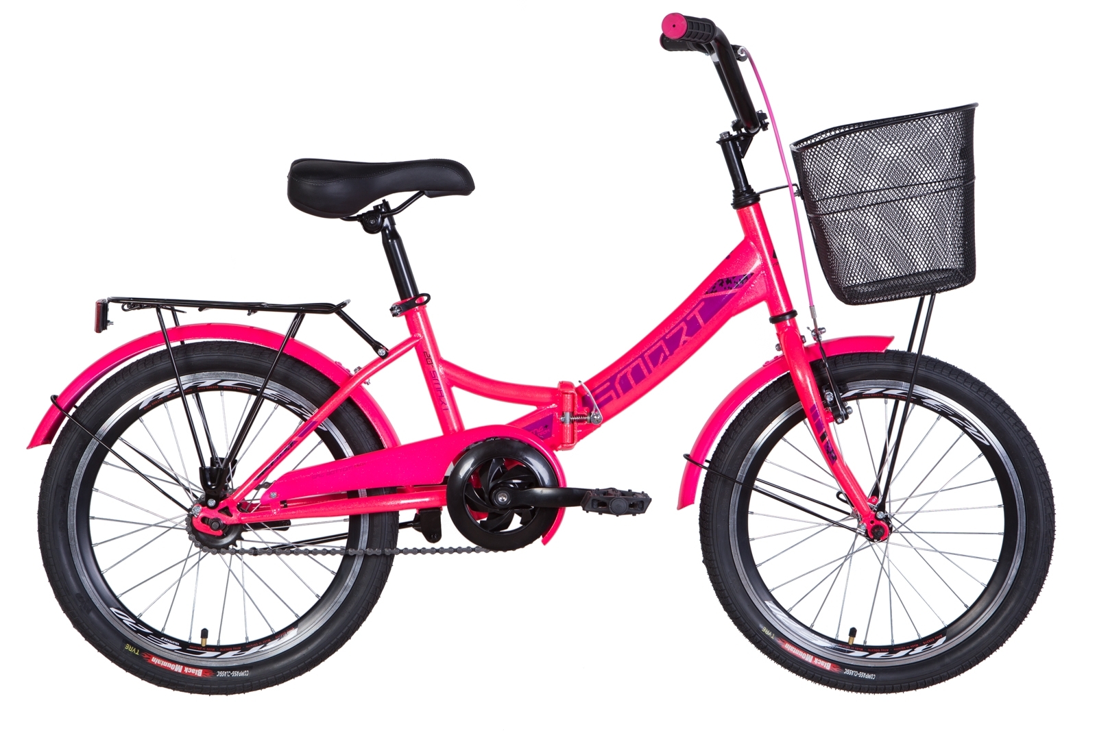 

Велосипед 20" Formula SMART с корзиной 2021 (розовый с малиновым) Formula OPS-FR-20-063
