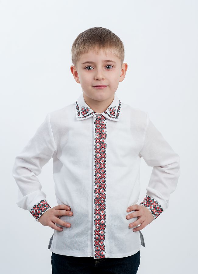 

Рубашка с вышивкой Vyshyvanka 110 Белая 4406