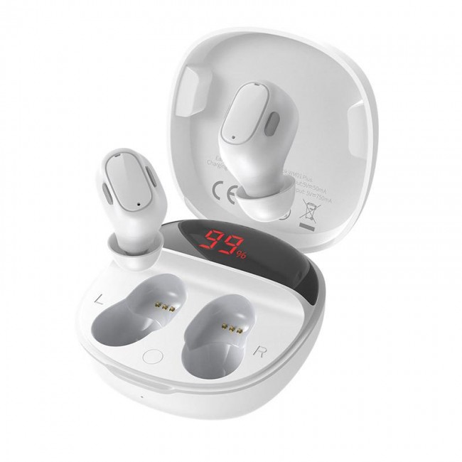 

Беспроводные Bluetooth наушники Baseus Encok True Wireless Earphones WM01 Plus White