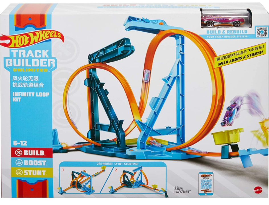 

Трек Хот Вилс Петля Бесконечности Hot Wheels Builder Unlimited Infinity Loop Kit Mattel GVG10