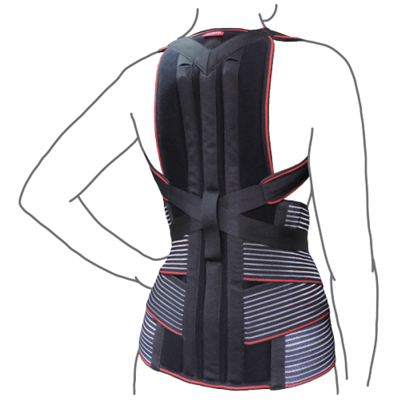 

Корсет реклинатор жесткой фиксации R2301 Remed XXL/1 Плотный Черный (2696-26971)
