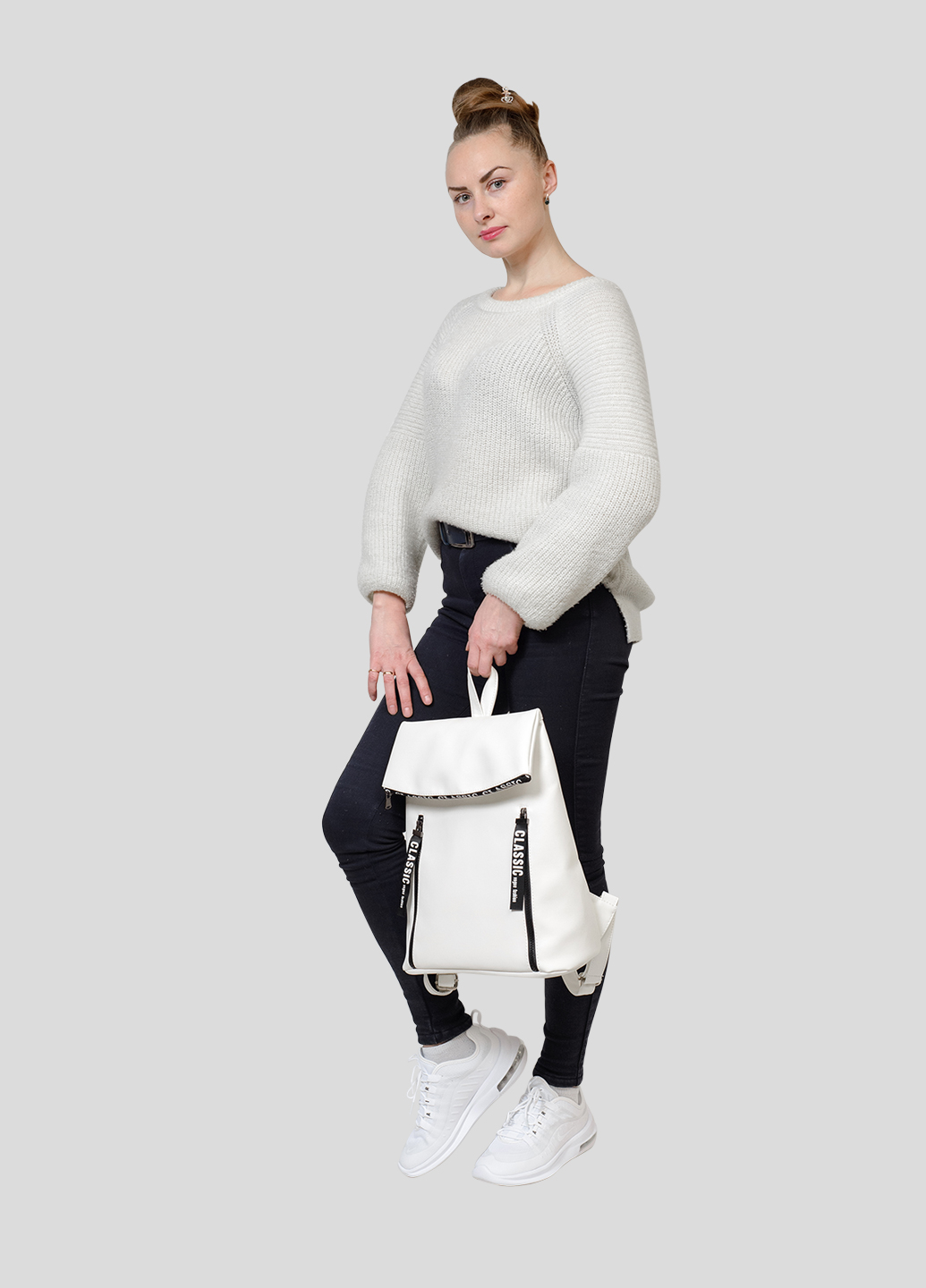 

Рюкзак Rene 0ZT білий, Sambag