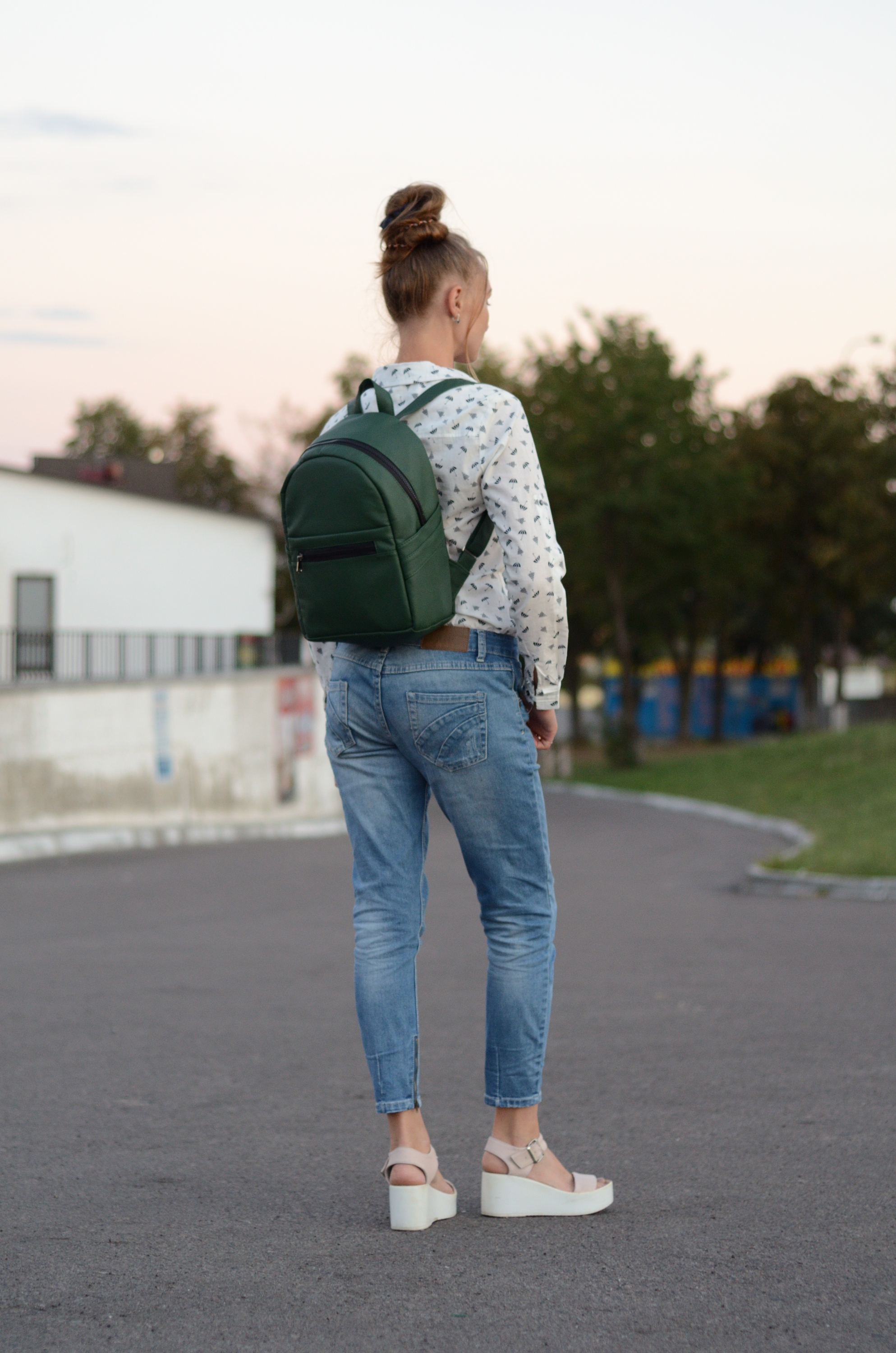 

Жіночий рюкзак Sambag Dali LPT зелений