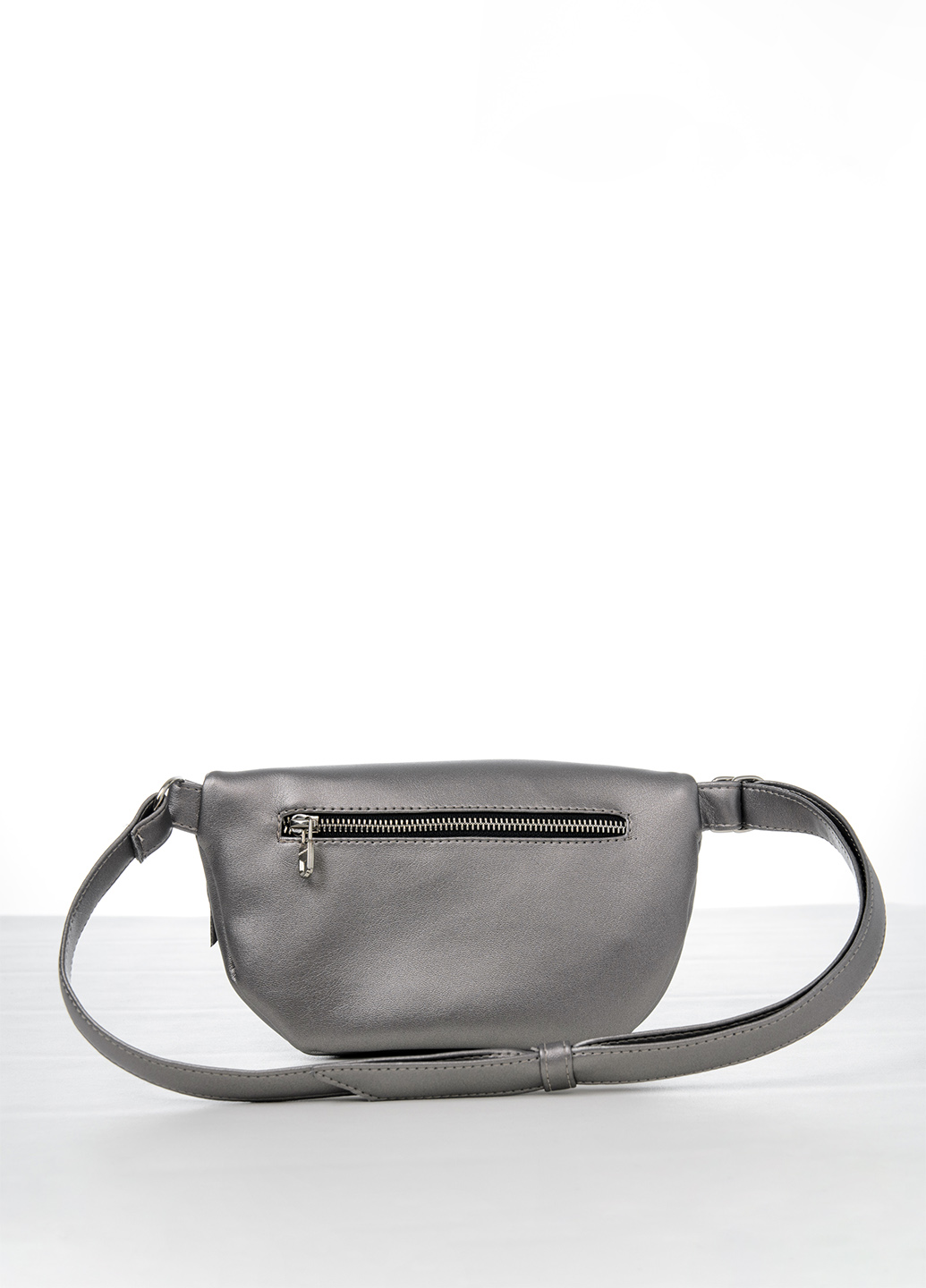 

Сумка на пояс бананка Sambag Polo SQO silver dark
