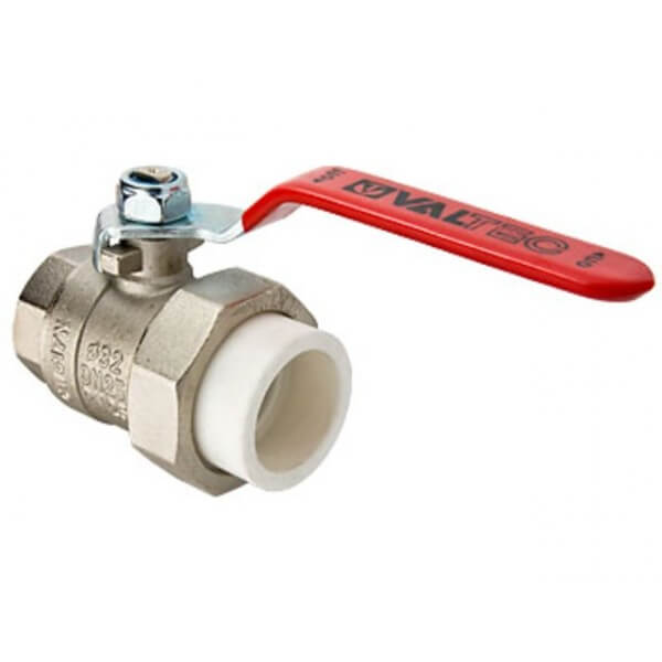 

Кран шаровой с переходом на полипропиленовую трубу VALTEC PPR 25х3/4 VTp.742.0.02505