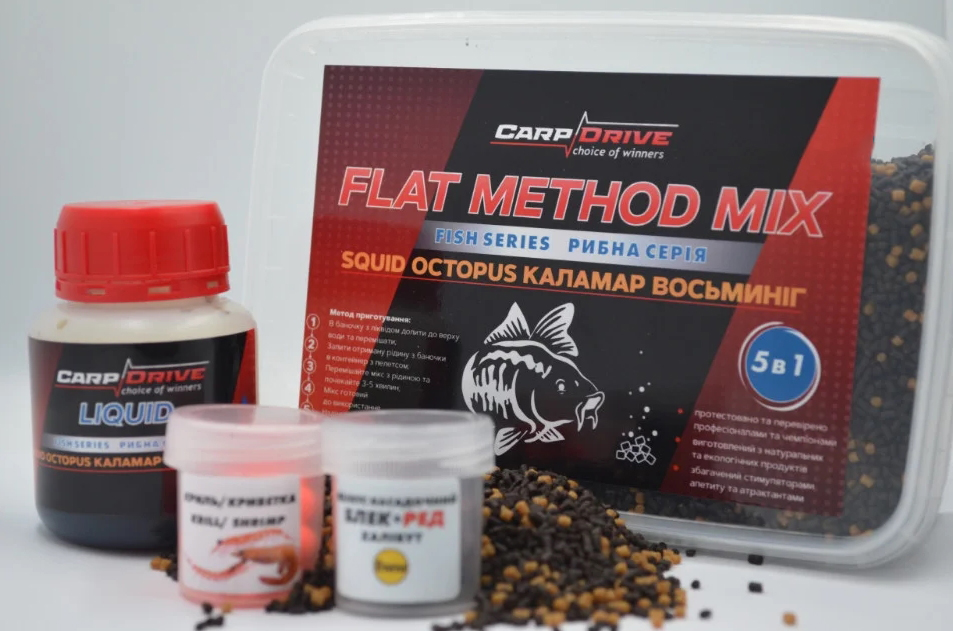 

Методный пеллетс Squid Octopus (Кальмар осьминог) Carp Drive 5 в 1