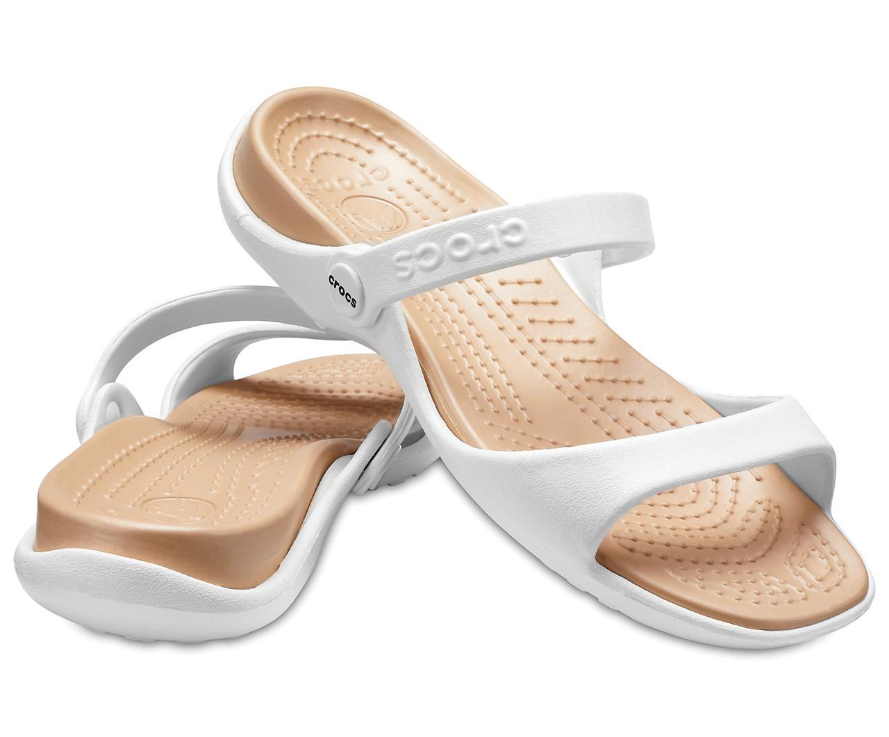 

Белые сандалии Crocs art263521 (размер 39-40)