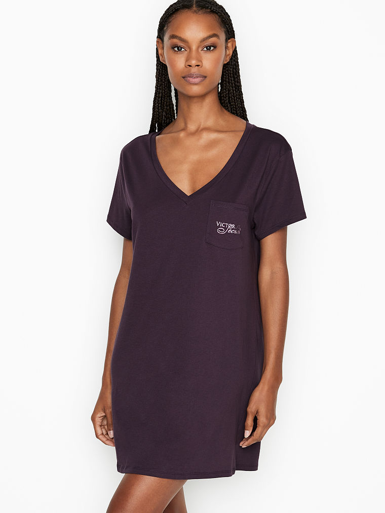 

Домашнее платье Victoria’s Secret туника art647421 (Фиолетовый, размер XL)
