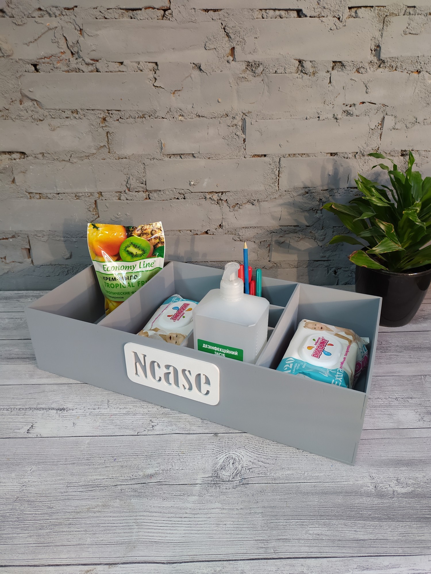 

Органайзер барный для кафе офисов Pick Wood для антисептика и салфеток (011H651/18)