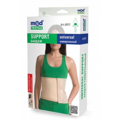 

Бандаж универсальный послеоперационный и послеродовой 4011 Med textile Украина XXXL/XXXXL Бежевый (69-5224)