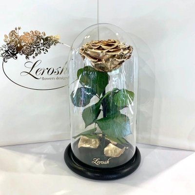 

Золотая роза в колбе Lerosh - Premium 27 см (SKL15-279531)