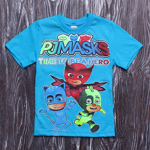 

Футболка детская Дрёма "Герои в масках" 110-116 см голубой (2090)