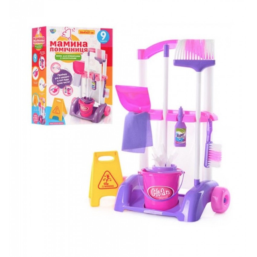 

Детский игровой набор для уборки Мамина помощница Limo toy 667К