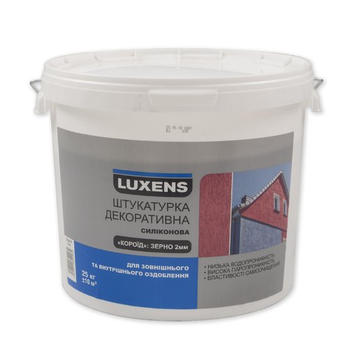 

Штукатурка короїд силіконова Luxens 2 мм 25 кг (11835446)