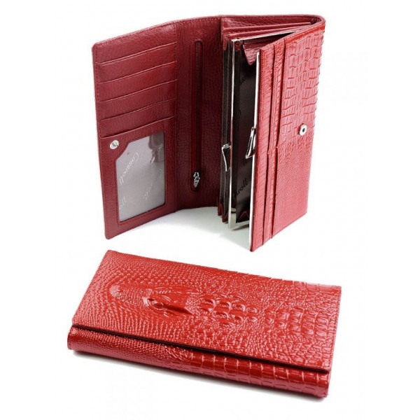 

Женский кожаный кошелек WCash E33-5242-1 Red