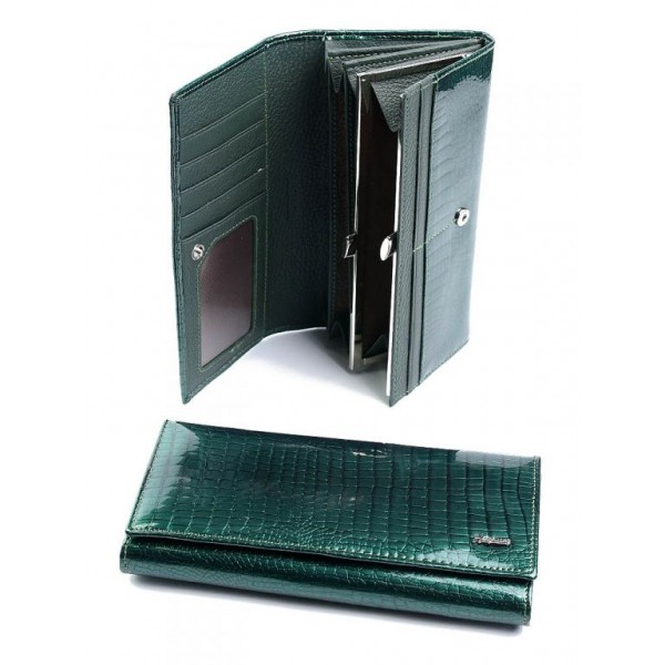 

Кожаный кошелек женский Wcash AE 150 Green