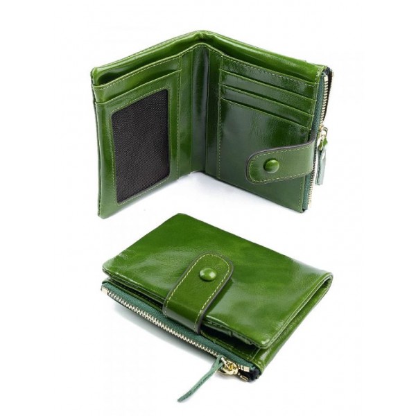 

Кошелек женский кожаный Wcash D-6019 Green