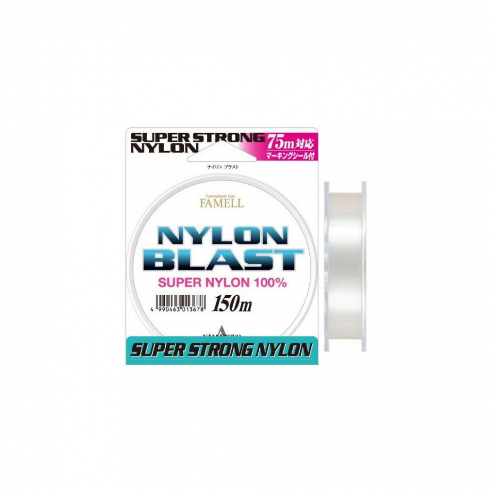 

Леска Yamatoyo Nylon Blast 150m clear №2.5 12 lbs