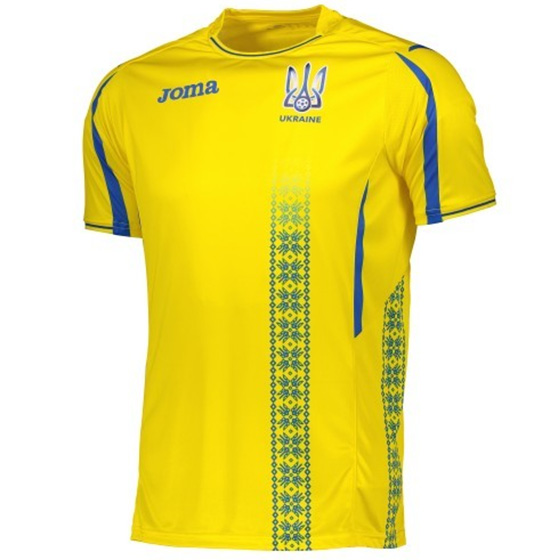 

Футболка игровая Joma сборной Украины FFU101011C17 цвет: желтый, размер 3XL