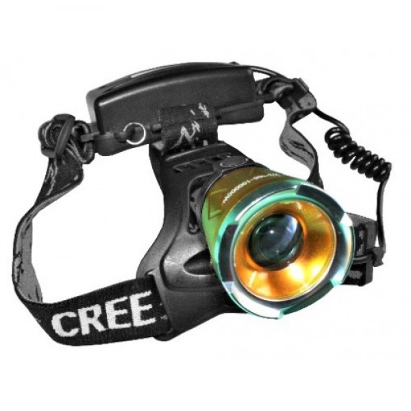 

Фонарь налобный светодиодный аккумуляторный на голову (18650) Police WD-366 Original Cree диод T-6 С Зумом