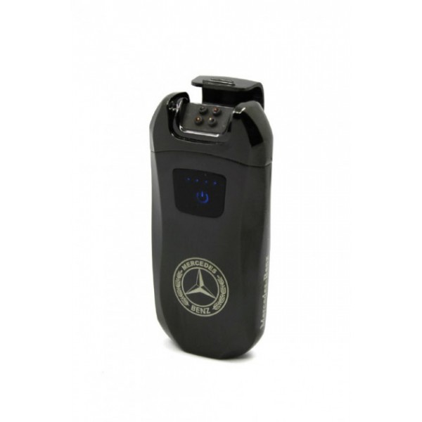 

Беспроводная аккумуляторная USB зажигалка с токовым импульсом с логотипом Mercedes Luxury Original Black