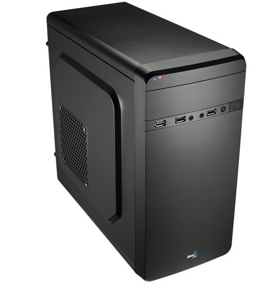 

#112745 - Корпус Aerocool 'PGS-Q' QS-180, Black, Micro ATX Tower, БП 550W, 0,5 мм, для Micro ATX / Mini ITX, ATX PSU, 355 x 335 x 170 мм, 2,7 кг (1x80