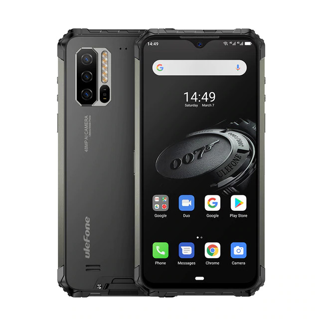 

Мобільний телефон UleFone Armor 7E black 4/128gb IP69K 6.3" NFC 5500mAh (1257 zp)