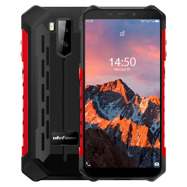 

Мобільний телефон UleFone Armor X5 Pro red 4/64gb IP69K 5.5" NFC 5000mAh