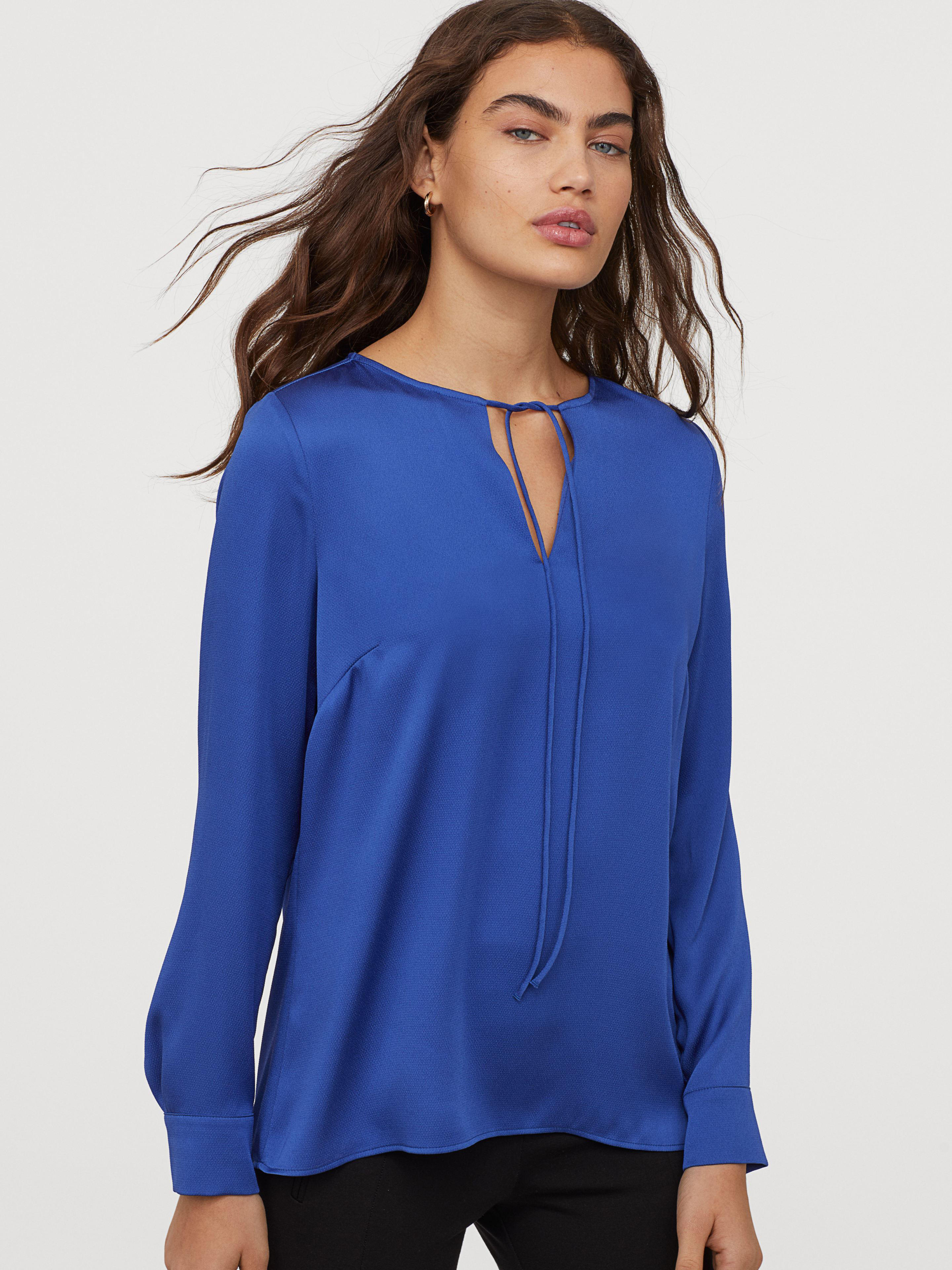 

Блузка H&M 0841807-1  Синяя (CA2000001829486_KAY2000001295649, Блузка H&M 0841807-1 40 Синяя (CA2000001829486_KAY2000001295649)