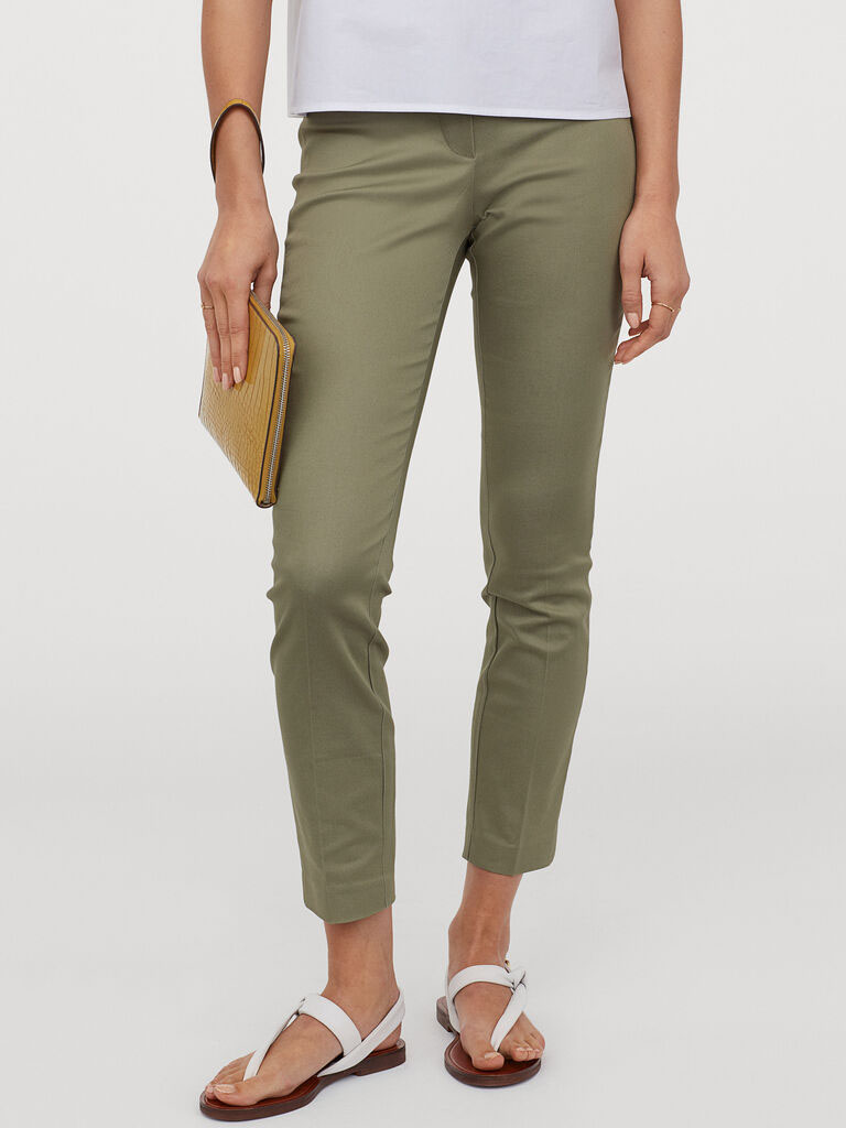 

Брюки H&M 0783346-0 40 Оливковые