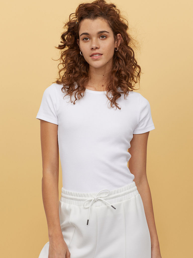 

Футболка H&M 04-0800691-1 S Белая
