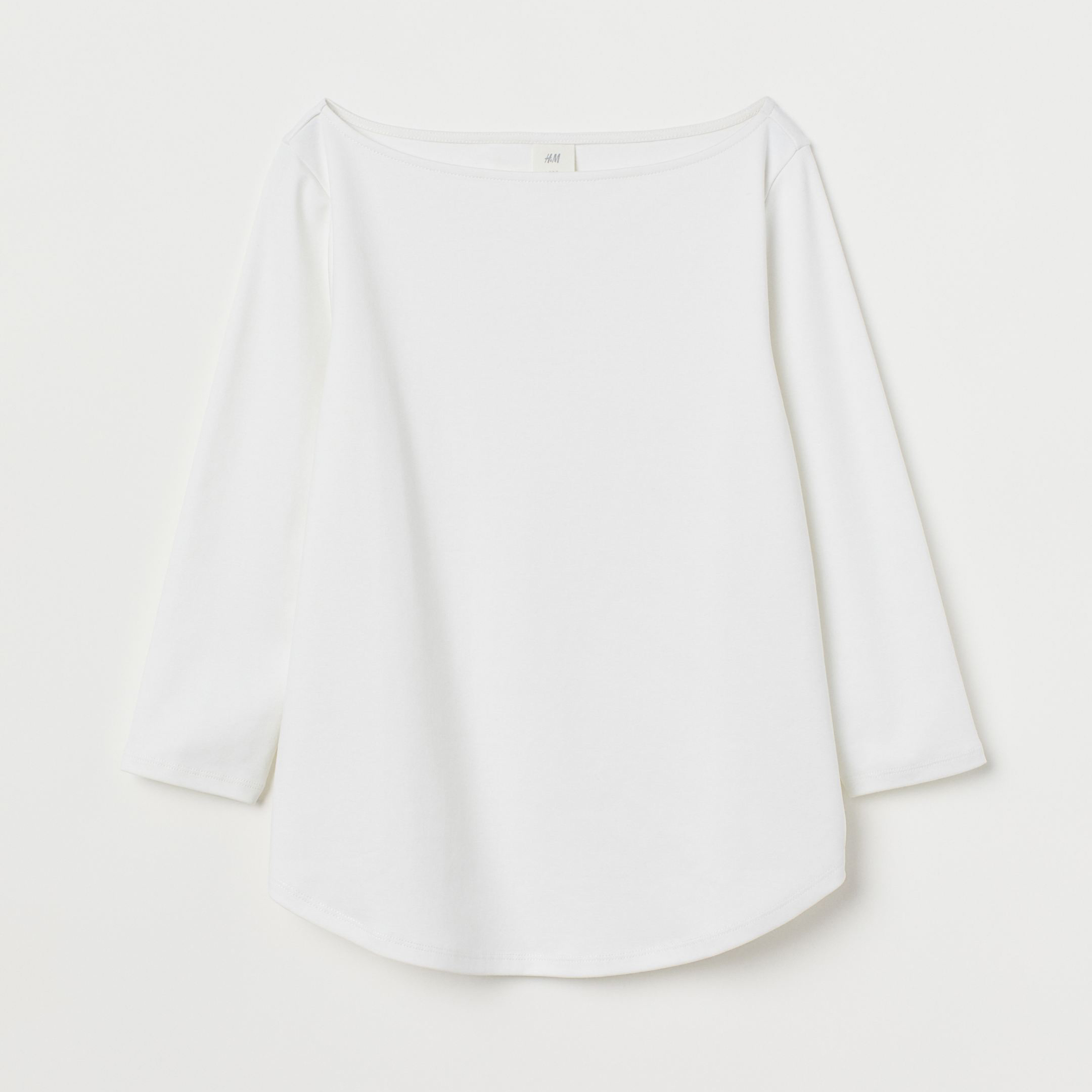 

Лонгслив H&M 04-0737040-0 XS Белый
