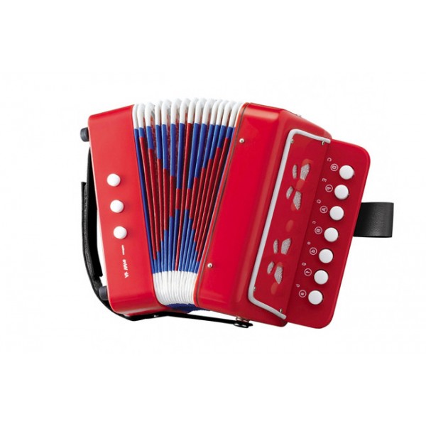 

Аккордеон детская гармошка Btoy M 19 x 18 x 11 см Red (6429R-RT)