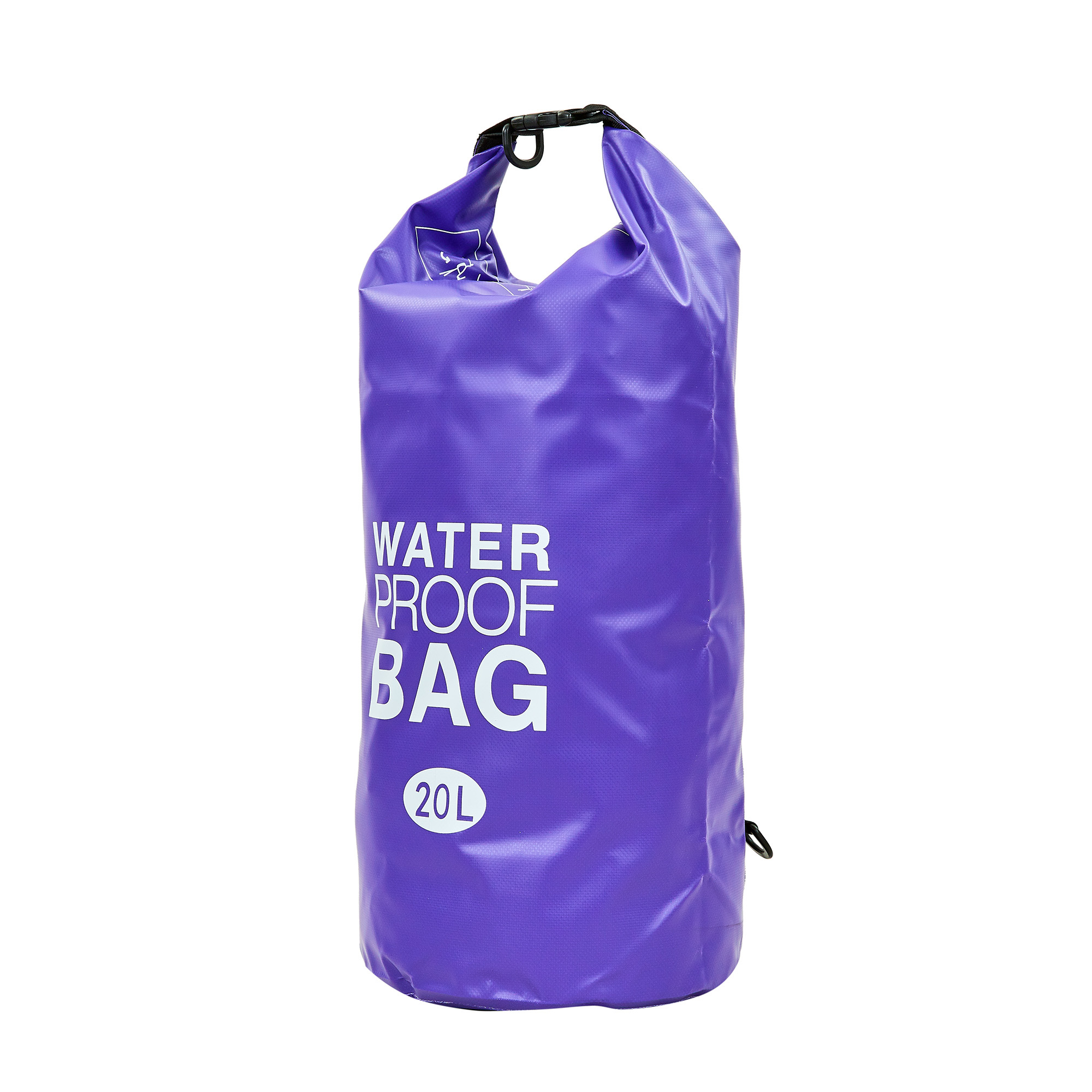 

Водонепроницаемый гермомешок Waterproof Bag 20л фиолетовый TY-6878-20