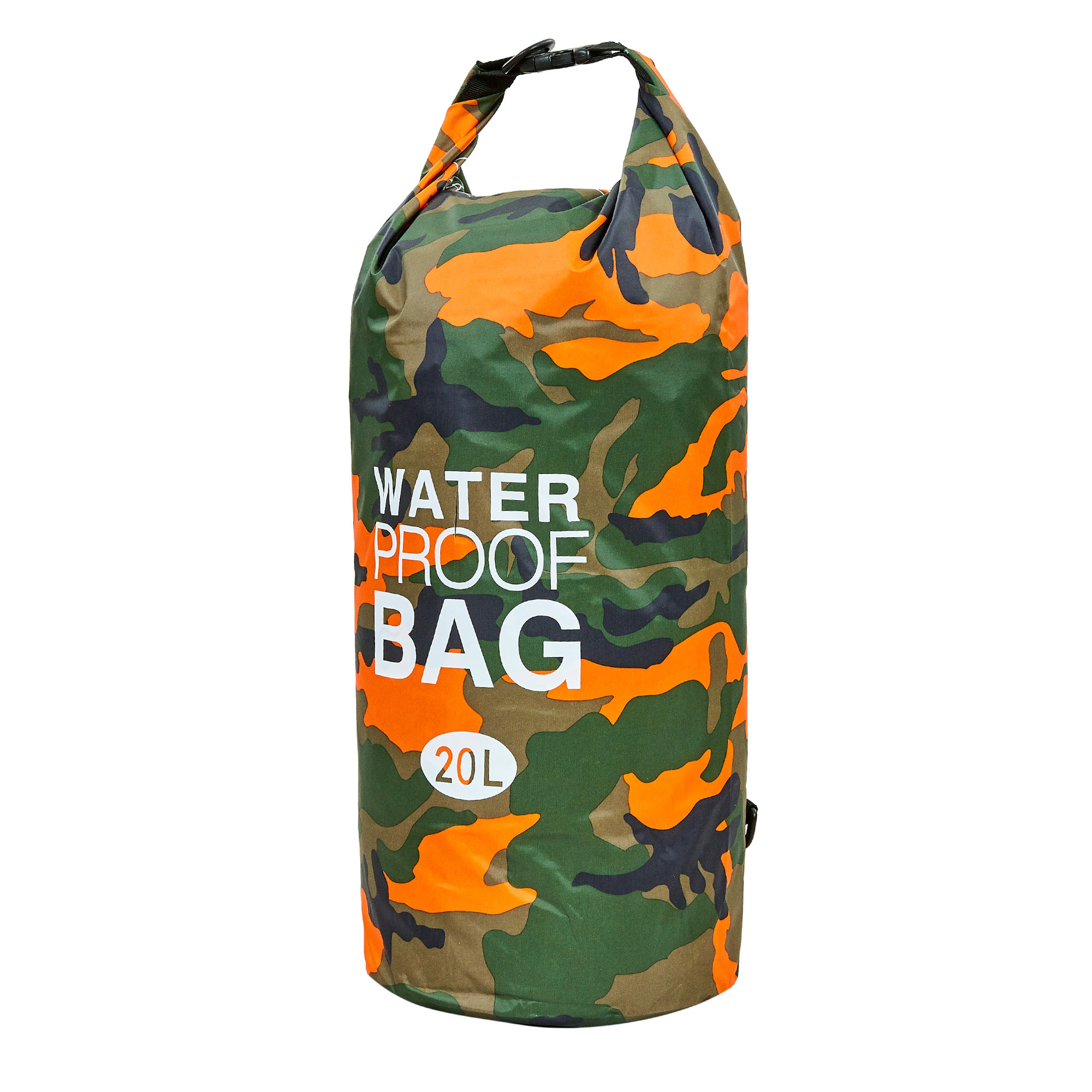 

Водонепроницаемый гермомешок Waterproof Bag 20л Оранжевый камуфляж TY-6878-20